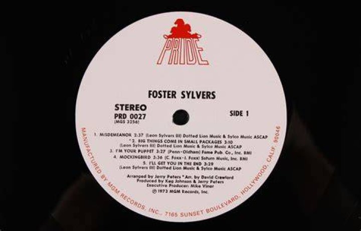 Foster Sylvers Foster Sylvers (Vinyl, US, 1973) Discogs