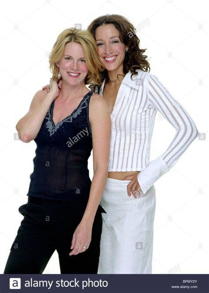 Jennifer Beals and Laurel Holloman in "The L Word" Karina Lombard