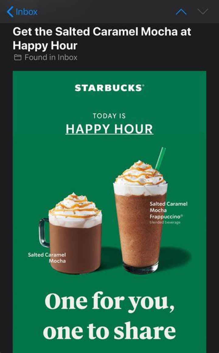 STARBUCKS HAPPY HOUR THURSDAY JULY 16TH The Freebie Guy®