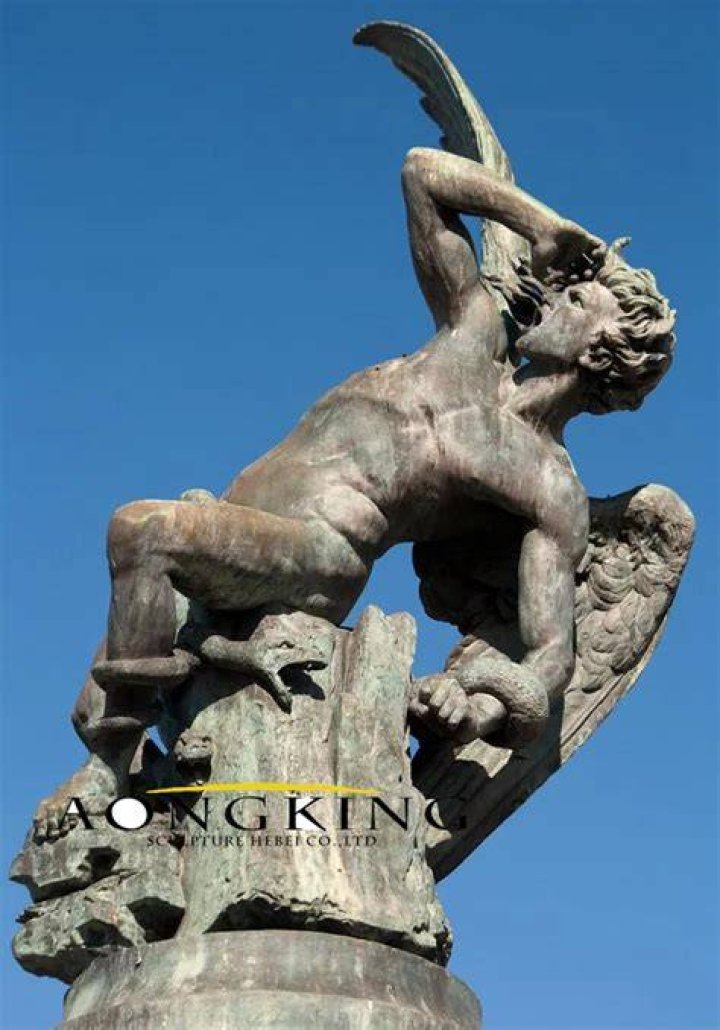The Fallen Angel The statue of El Angel Caldo the Devil … Flickr
