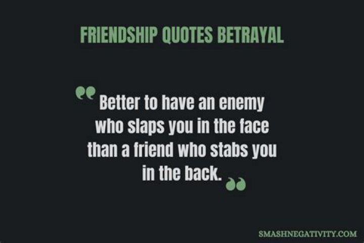 The Ultimate Collection Of Devastating Quotes On Betrayal By Friends