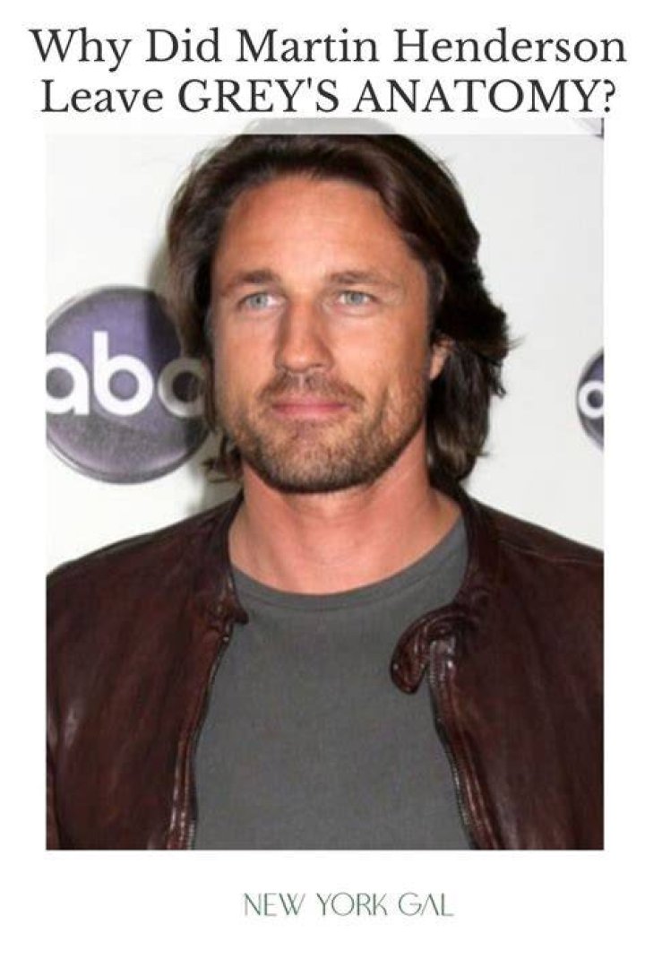 Why Did Martin Henderson Leave Grey’s Anatomy? New York Gal in 2023